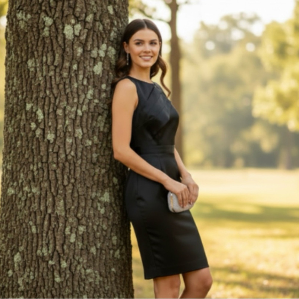 Max & Cleo Black Sleeveless Dress - Picture 14 of 16